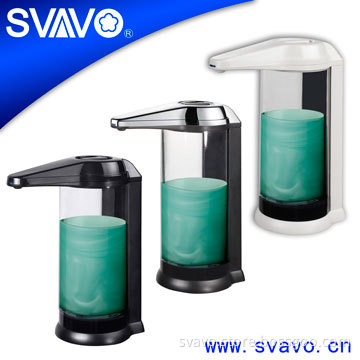Anti-Bacterial Chrome & Clarity Color Touchless Hands Free Soap Dispenser V-470